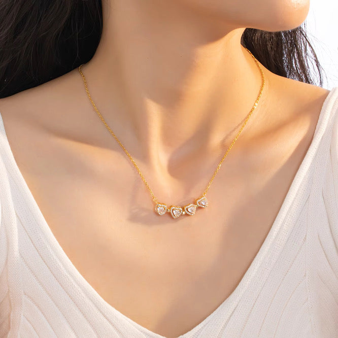 Amelia’s Heart - 18K Gold, Stainless Steel