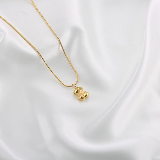 GENERATION REFINED Gold Heart Pendant Necklace, Gold Chain with Open Heart Charm, Women's Fashion Jewelry