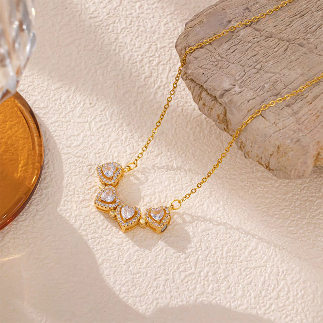 Amelia’s Heart - 18K Gold, Stainless Steel